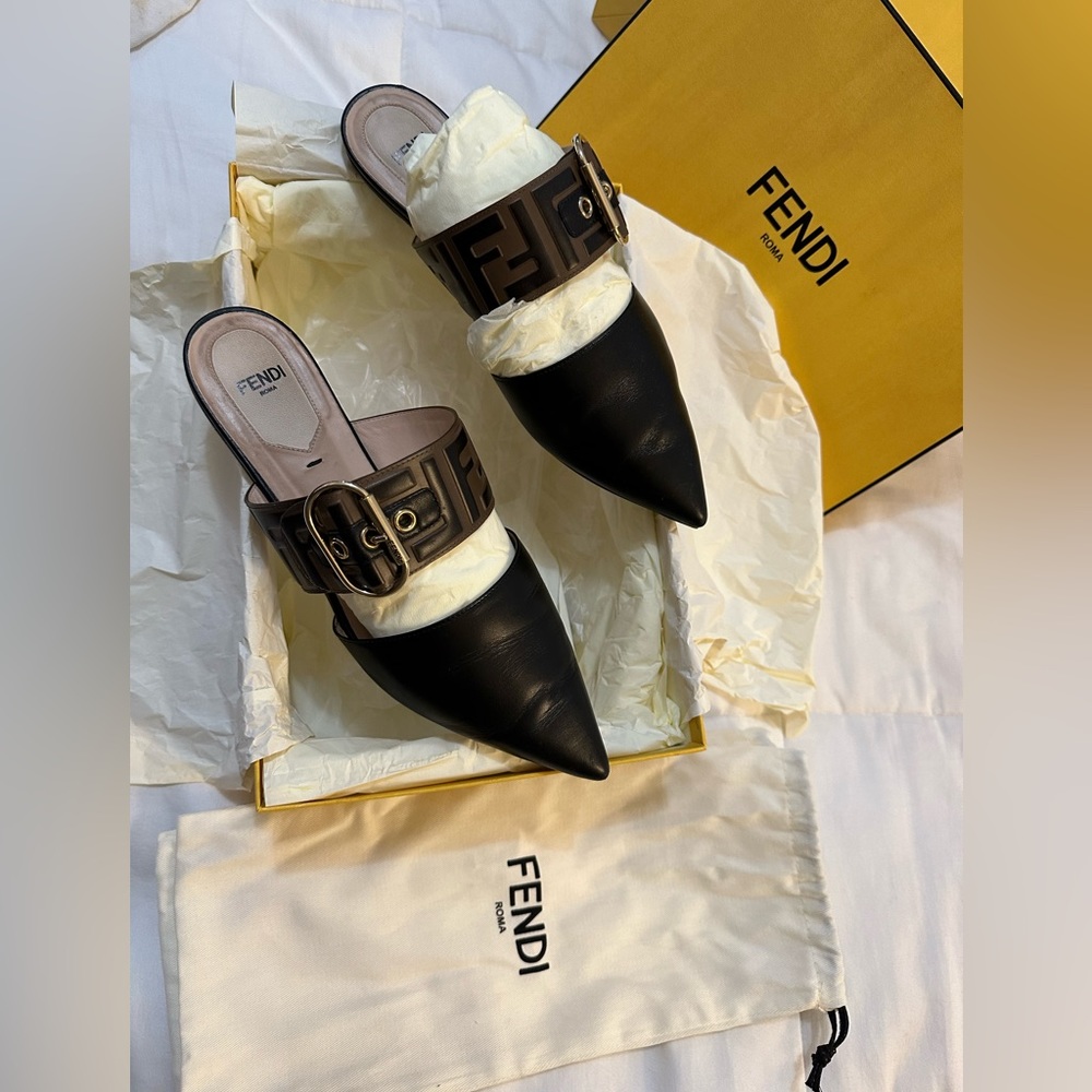 Fendi dress mules